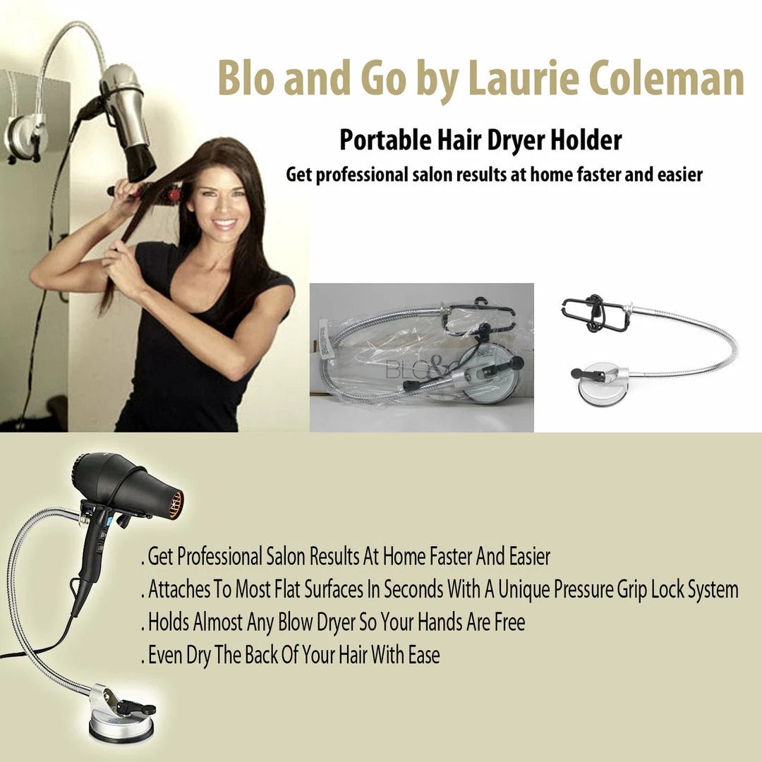 TVTimeDirect Blo And Go By Laurie Coleman - Portable Hair Dryer Holder Health & Beauty 3 TVTimeDirect Blo And Go By Laurie Coleman - Portable Hair Dryer Holder Health & Beauty