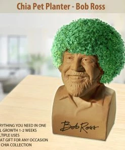 TVTimeDirect Chia Pets Chia Pet Planter - Bob Ross