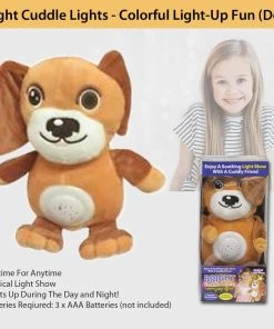 TVTimeDirect Toys & Games Bright Cuddle Lights - Colorful Light-Up Fun (Dog)