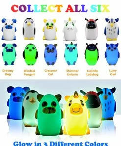TVTimeDirect Bright Time Buddies Night Light- Ultimate 6 Pack Toys & Games