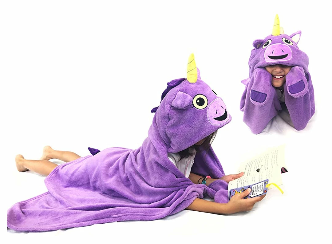 TVTimeDirect Bright Eye Blanket- Purple Unicorn Toys & Games 4 TVTimeDirect Bright Eye Blanket- Purple Unicorn Toys & Games