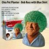 TVTimeDirect Chia Pet Planter - Bob Ross With Blue Shirt Chia Pets 1 TVTimeDirect Chia Pet Planter - Bob Ross With Blue Shirt Chia Pets