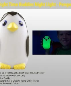 TVTimeDirect Bright Time Buddies Night Light - Penguins