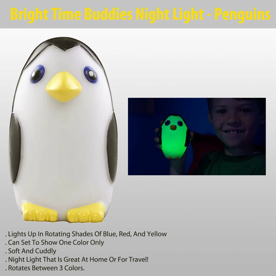 TVTimeDirect Bright Time Buddies Night Light - Penguins 3 TVTimeDirect Bright Time Buddies Night Light - Penguins