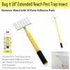 TVTimeDirect Houseware Bug It 28" Extended Reach Pest Trap Insect Remover Wand With 20 Extra Adhesive Pads
