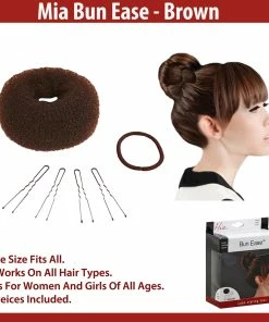 TVTimeDirect Mia Bun Ease - Brown Health & Beauty
