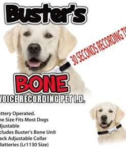 TVTimeDirect Buster's Bone Voice Recording Pet I.D.