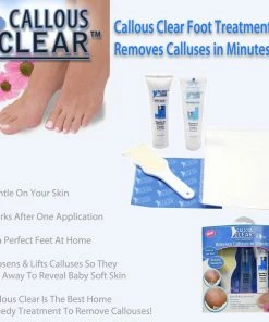 TVTimeDirect Callous Clear Foot Treatment Kit - Removes Calluses In Minutes
