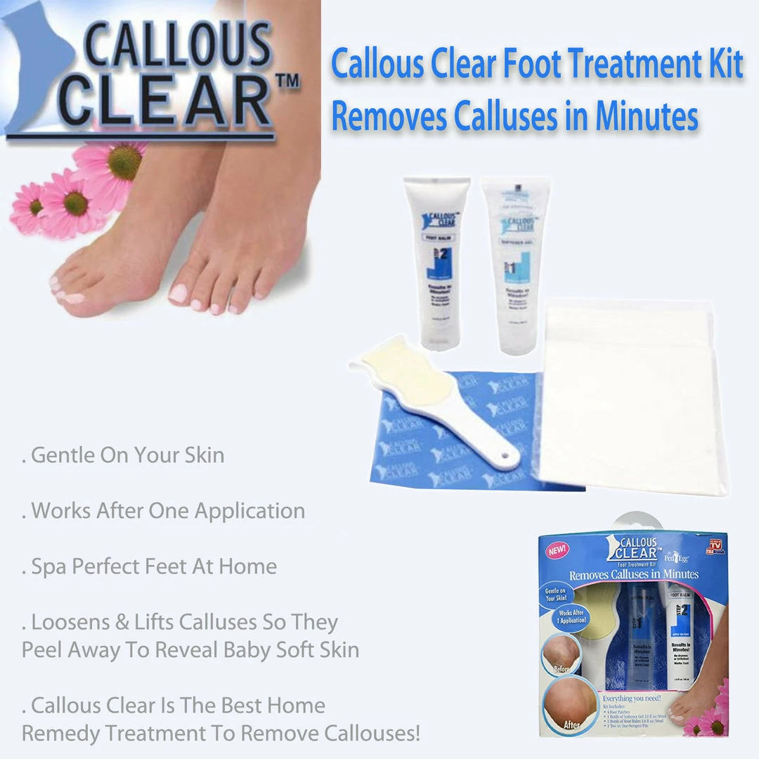 TVTimeDirect Callous Clear Foot Treatment Kit - Removes Calluses In Minutes 3 TVTimeDirect Callous Clear Foot Treatment Kit - Removes Calluses In Minutes