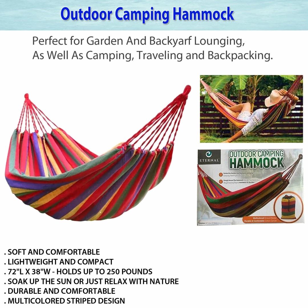 TVTimeDirect Outdoor Camping Hammock Sporting Goods 6 TVTimeDirect Outdoor Camping Hammock Sporting Goods