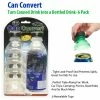 TVTimeDirect Can Convert - Turn Canned Drink Into A Bottled Drink- 6 Pack