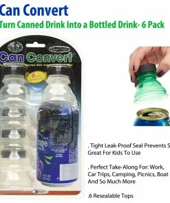 TVTimeDirect Can Convert - Turn Canned Drink Into A Bottled Drink- 6 Pack