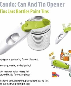 TVTimeDirect Cando: Can And Tin Opener Tins Jars Bottles Paint Tins