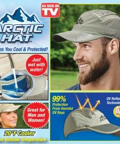 TVTimeDirect Arctic Cap - Evaporative Cooling Hat With UV Protection