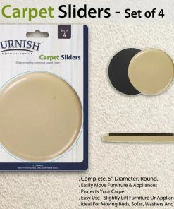 TVTimeDirect Houseware Carpet Sliders - Set Of 4