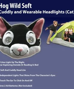 TVTimeDirect Hog Wild Soft, Cuddly And Wearable Headlights (Cat) Toys & Games