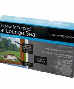 TVTimeDirect Cat Lounge Window Cling Pets