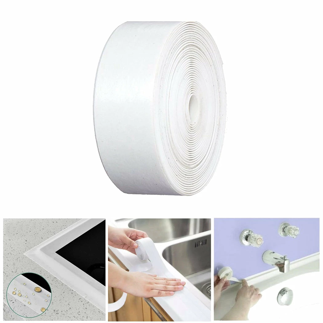 TVTimeDirect Hampton 10430 Adhesive And Waterproof Caulktape, 11' Length X 7/8" Width, White Outdoor & Garden 4 TVTimeDirect Hampton 10430 Adhesive And Waterproof Caulktape, 11' Length X 7/8" Width, White Outdoor & Garden