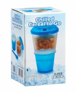 TVTimeDirect Chilled Cereal To Go Container -Purple Houseware 6 TVTimeDirect Chilled Cereal To Go Container -Purple Houseware