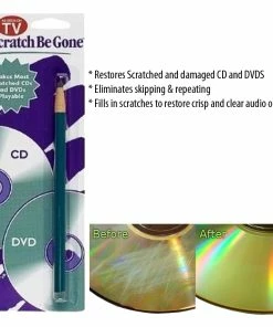 TVTimeDirect Houseware Scratch Be Gone CD/DVD Scratch Remover