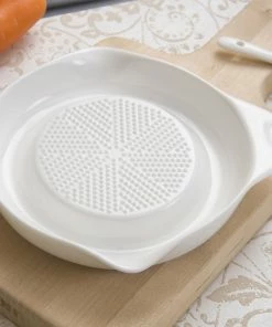 TVTimeDirect Ceramic Garlic & Ginger Press Plate Grinder Dish Kitchen
