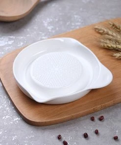 TVTimeDirect Ceramic Garlic & Ginger Press Plate Grinder Dish Kitchen