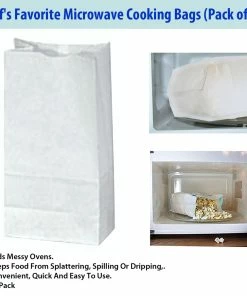 TVTimeDirect Kitchen Chef's Favorite Microwave Cooking Bags (Pack Of 40)