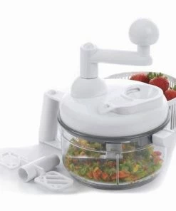 TVTimeDirect Kitchen Chefdini - Salsa Maker And Food Processor, White
