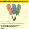 TVTimeDirect Chenille Microfiber Yarn Duster 3 Pack (Assorted Colors)