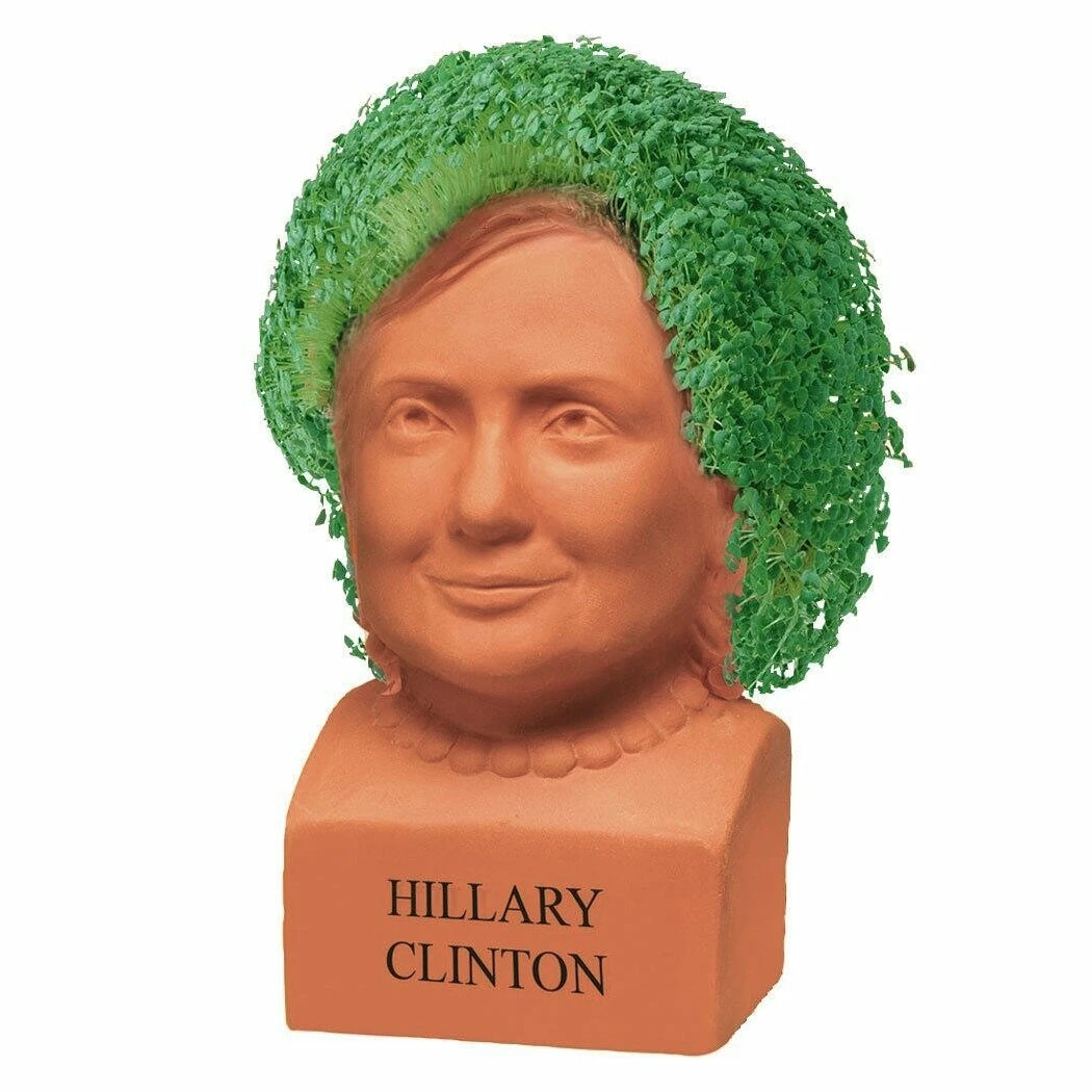 TVTimeDirect Chia Pets Chia Pet Planter - Freedom Of Choice Hillary Clinton- Happy 3 TVTimeDirect Chia Pets Chia Pet Planter - Freedom Of Choice Hillary Clinton- Happy