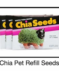 TVTimeDirect Chia Pets Chia Pet Seeds (Pack Of 3)
