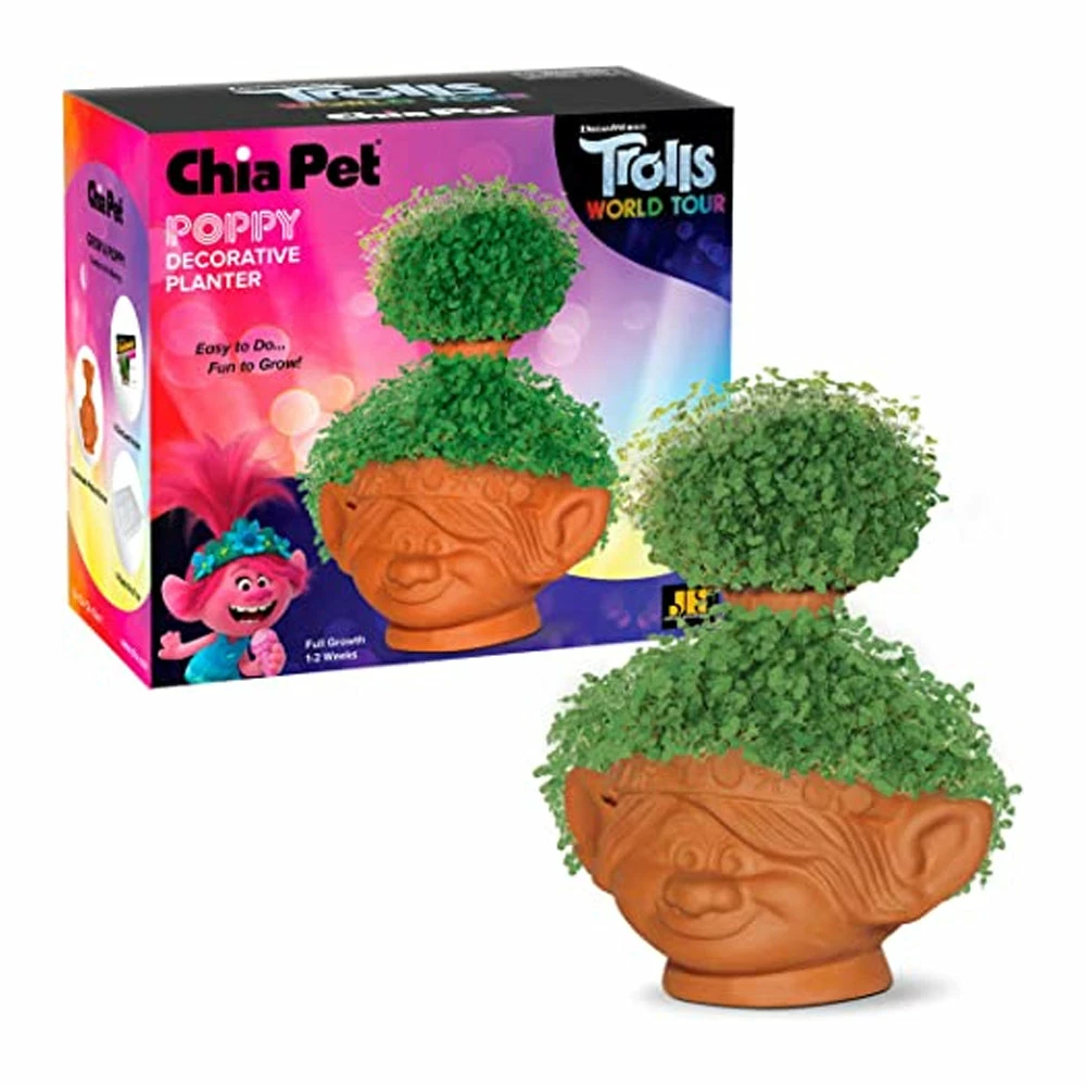 TVTimeDirect Chia Pets Chia Pet Planter - Trolls World Tour- Poppy 5 TVTimeDirect Chia Pets Chia Pet Planter - Trolls World Tour- Poppy