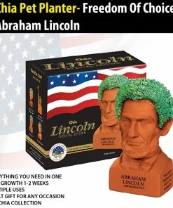 TVTimeDirect Chia Pet Planter - Freedom Of Choice Abraham Lincoln
