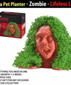 TVTimeDirect Chia Pet Planter - Zombie - Lifeless Lisa Chia Pets