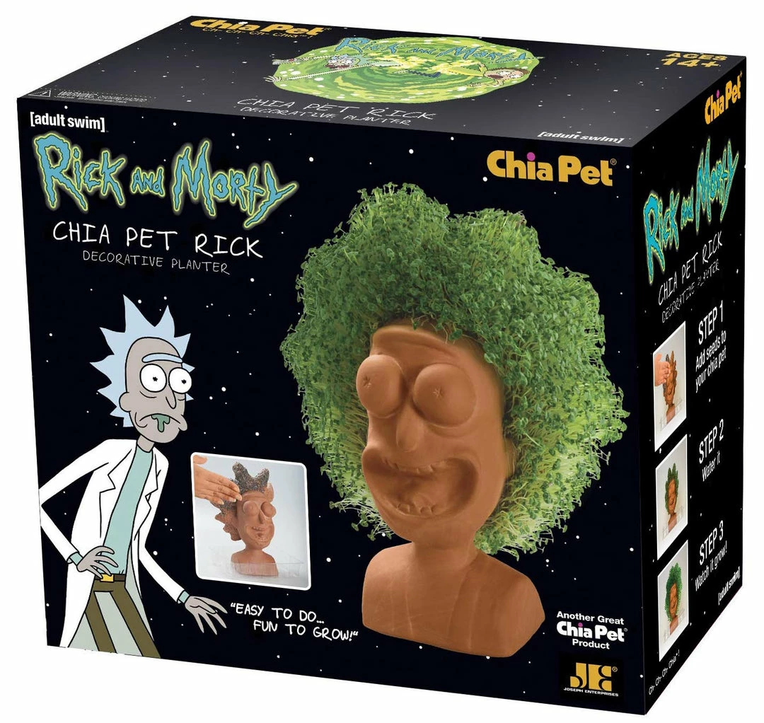 TVTimeDirect Chia Pet Planter - Rick & Morty - Rick 4 TVTimeDirect Chia Pet Planter - Rick & Morty - Rick