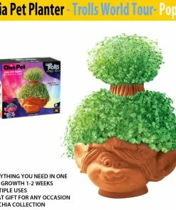 TVTimeDirect Chia Pets Chia Pet Planter - Trolls World Tour- Poppy