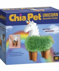 TVTimeDirect Chia Pet Planter - Unicorn Chia Pets