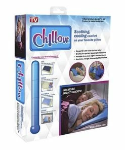TVTimeDirect Chillow Pillow Cooling Pad Houseware