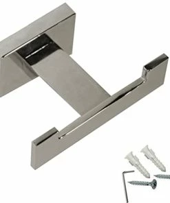 TVTimeDirect Outdoor & Garden Wall Mounted Bathroom Robe Hook - Chrome Color - (HD-82495)