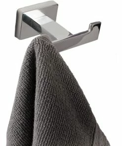 TVTimeDirect Outdoor & Garden Wall Mounted Bathroom Robe Hook - Chrome Color - (HD-82495)