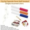 TVTimeDirect Cig Jig Cigarette Saver Half-Smoked (Single) Assorted Colors