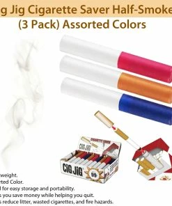 TVTimeDirect Houseware Cig Jig Cigarette Saver (3 Pack) Assorted Colors