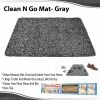 TVTimeDirect Clean N Go Mat Gray Houseware