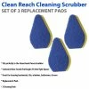 TVTimeDirect Outdoor & Garden Clean Reach Cleaning Scrubber - SET OF 3 REPLACEMENT PADS