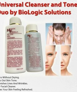 TVTimeDirect Universal Cleanser And Toner Duo By BioLogic Solutions Health & Beauty