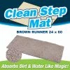 TVTimeDirect Clean Step Mat Runner (24" - 60") Tan - 2 Pack