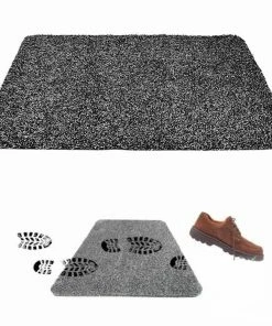 TVTimeDirect Clean Step Mat Doormat- Remove Mud And Water - 2 Pack - 18" X 28" - Gray Houseware 15 TVTimeDirect Clean Step Mat Doormat- Remove Mud And Water - 2 Pack - 18