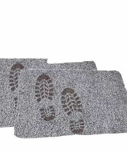 TVTimeDirect Clean Step Mat Doormat- Remove Mud And Water - 2 Pack - 18" X 28" - Gray Houseware 13 TVTimeDirect Clean Step Mat Doormat- Remove Mud And Water - 2 Pack - 18