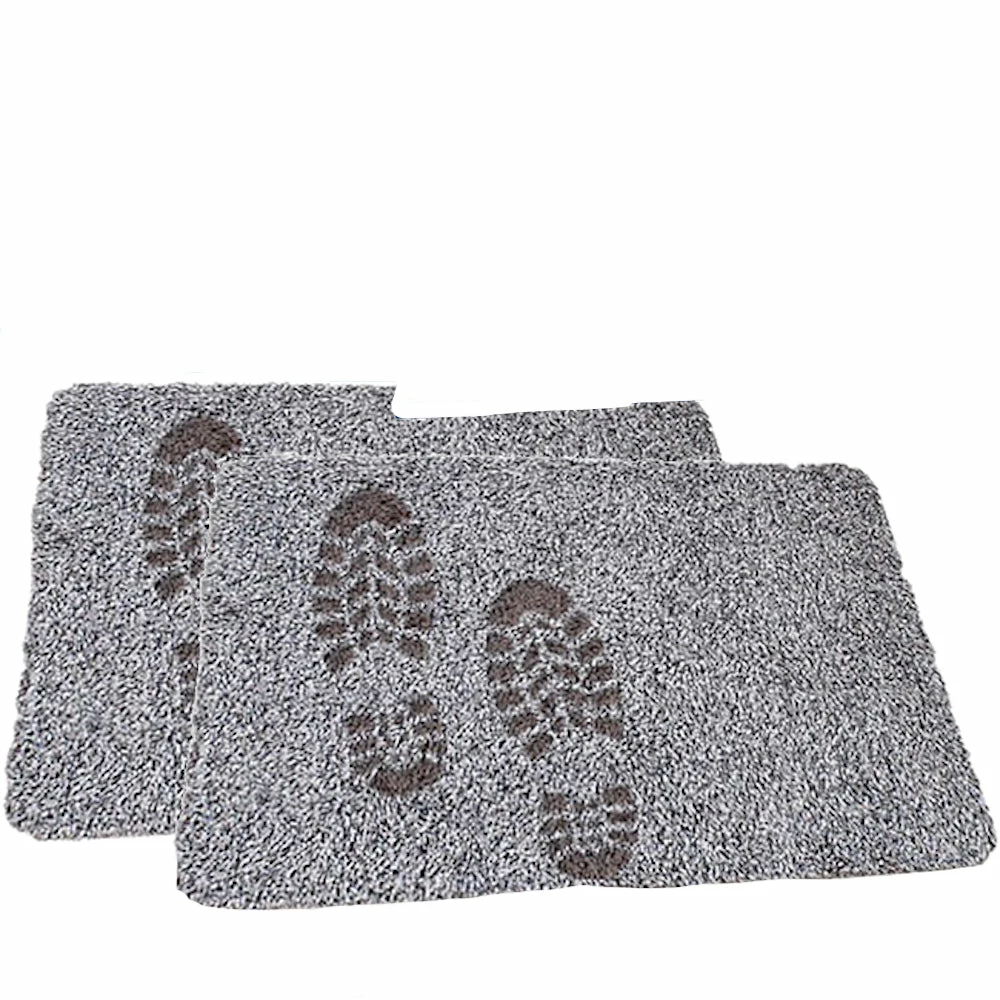 TVTimeDirect Clean Step Mat Doormat- Remove Mud And Water - 2 Pack - 18" X 28" - Gray Houseware 7 TVTimeDirect Clean Step Mat Doormat- Remove Mud And Water - 2 Pack - 18" X 28" - Gray Houseware