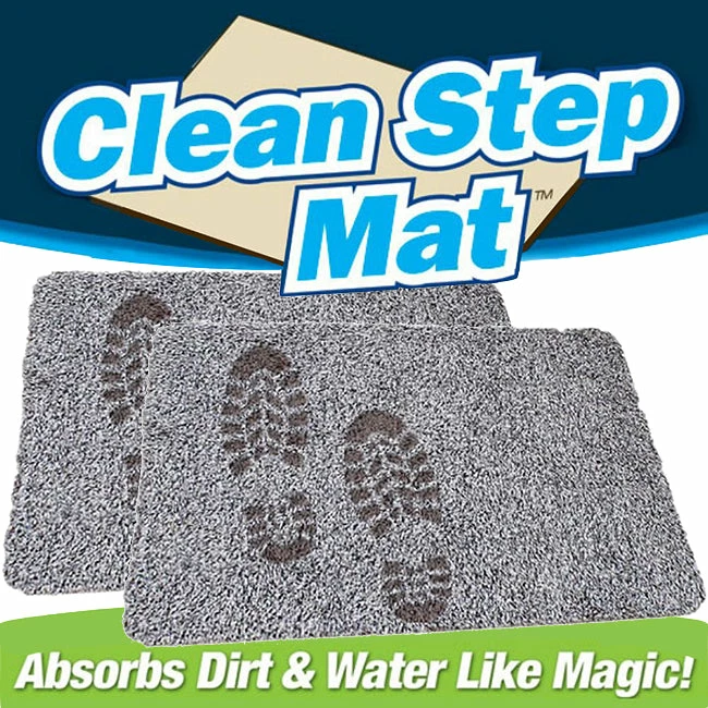 TVTimeDirect Clean Step Mat Doormat- Remove Mud And Water - 2 Pack - 18" X 28" - Gray Houseware 5 TVTimeDirect Clean Step Mat Doormat- Remove Mud And Water - 2 Pack - 18" X 28" - Gray Houseware